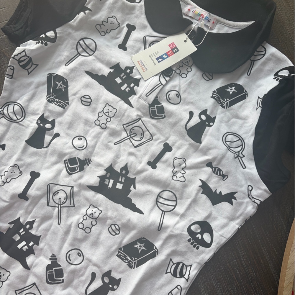 Littleforbig bodysuit / onesie Halloween design BNWT